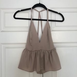 Silk Champagne ASOS tank top